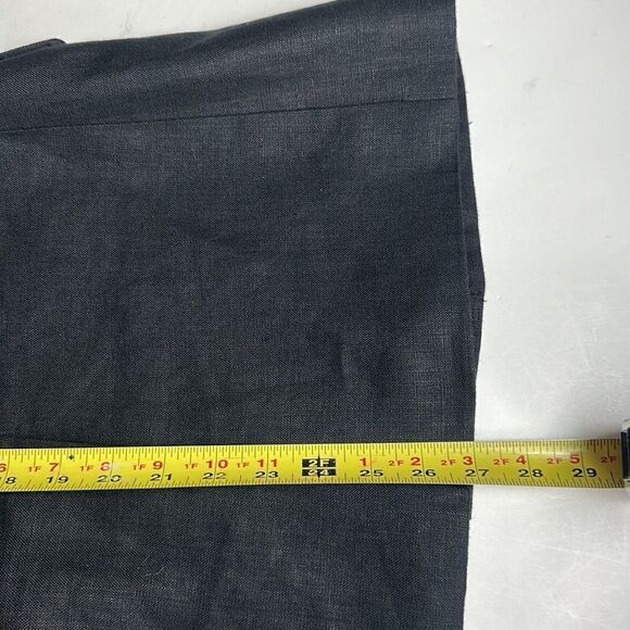 Brooks Brothers Women’s Irish Linen Black Charcoal Oversized Blazer  US 2-4 - Picture 15 of 15